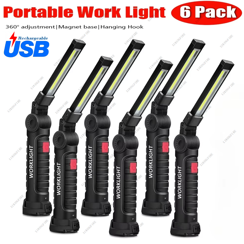 Renewable Energy Sources - Lampe de travail LED COB Portable,