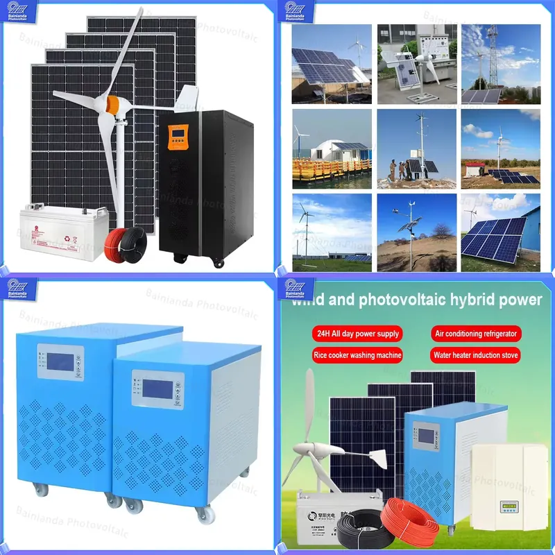Renewable Energy Wind Solar - Système de générateur hybride éolien solaire