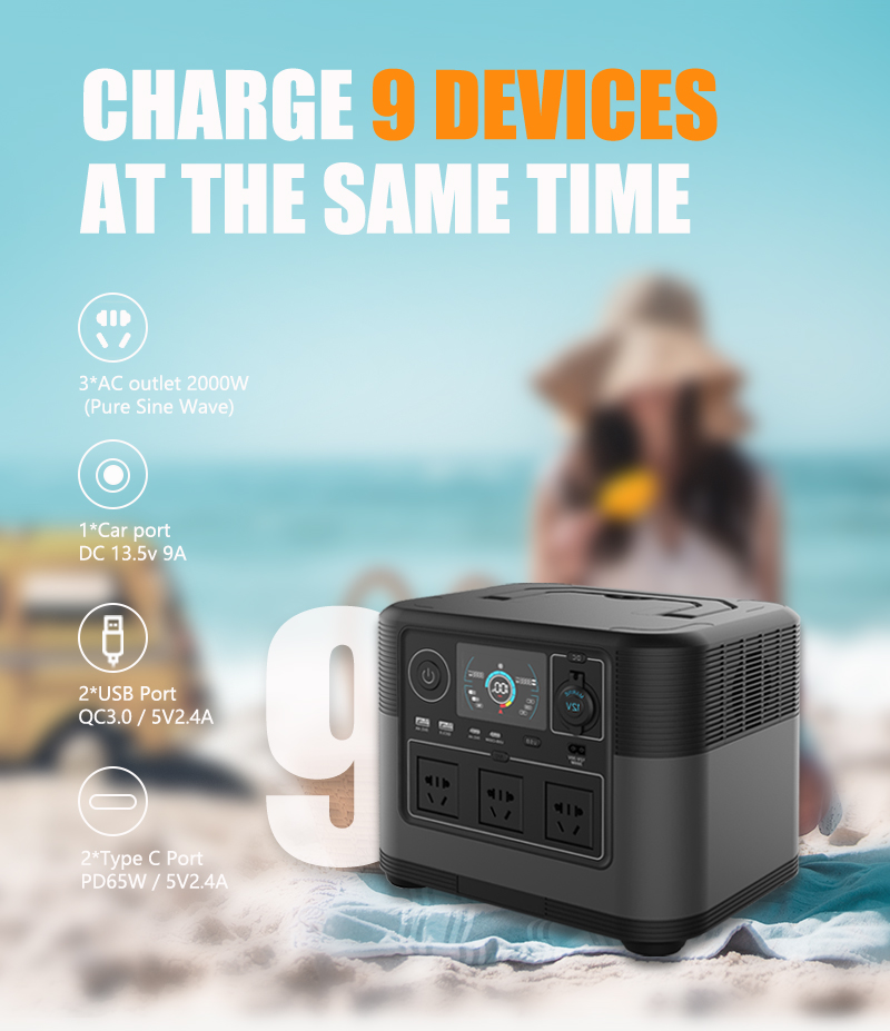 Portable Power Station - Nouvelle station d'alimentation portable 2026 220V