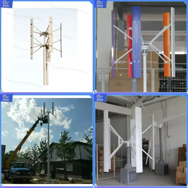 Renewable Energy Wind Solar - Générateur éolien à axe vertical 500W