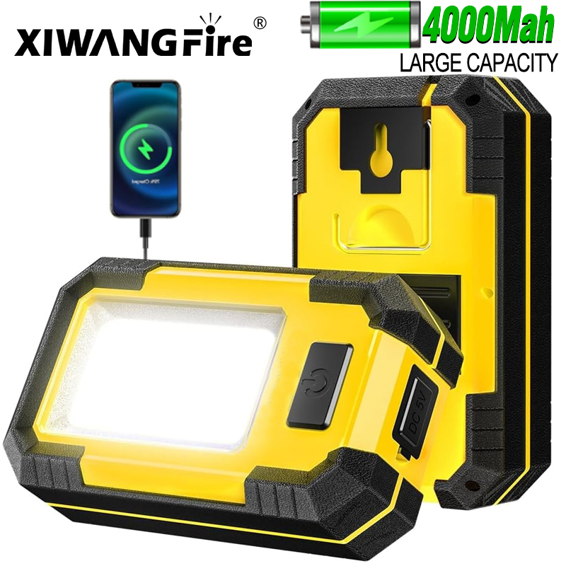 Renewable Energy Sources - Lampe de travail rechargeable 4000 mAh,