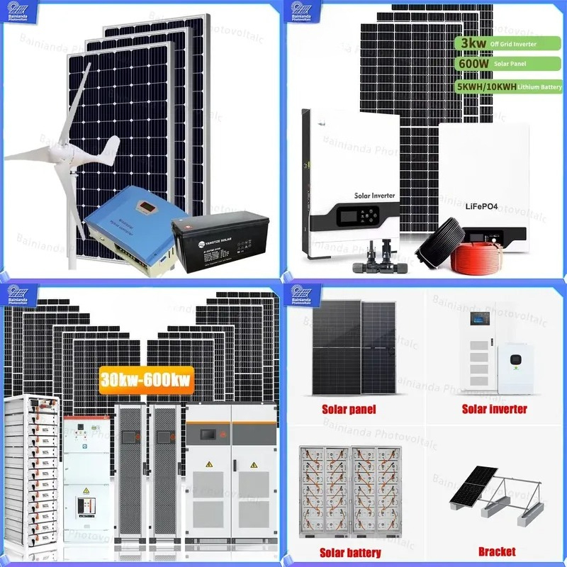 Renewable Energy Wind Solar - Système éolien solaire hybride 1KW, générateur