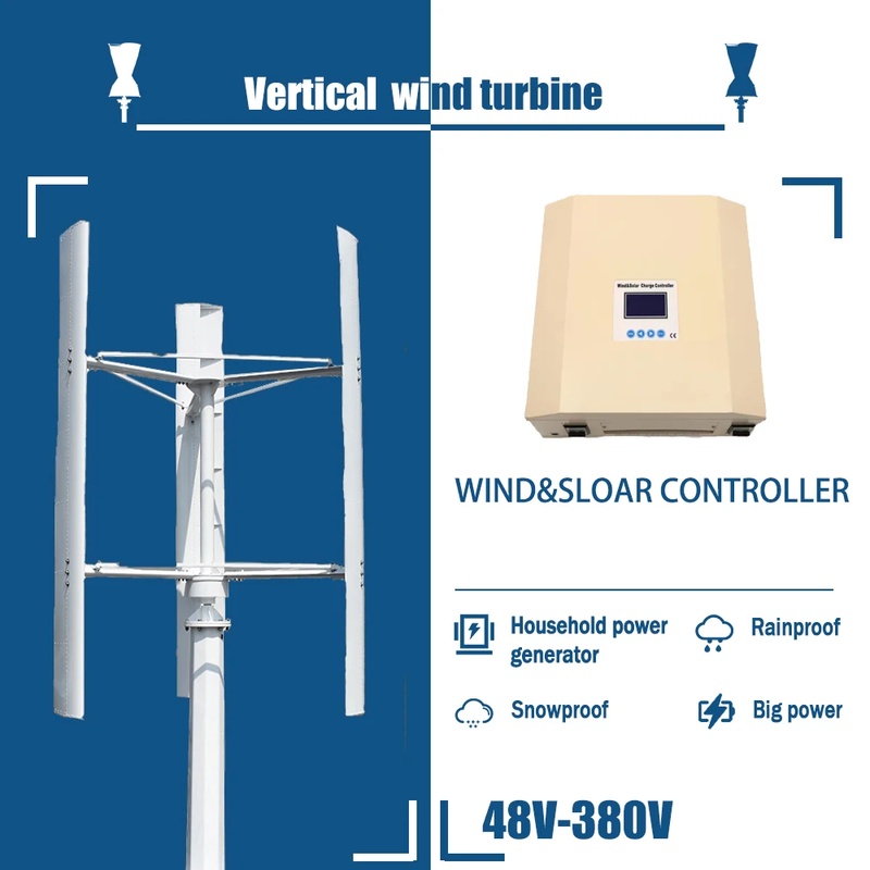 Renewable Energy Wind Solar - Éolienne 10KW 15KW 12V-380V, énergie renouvelable