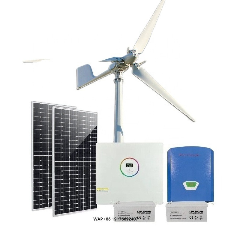 Renewable Energy Wind Solar - Système d'énergie renouvelable complet hybride solaire-éolien
