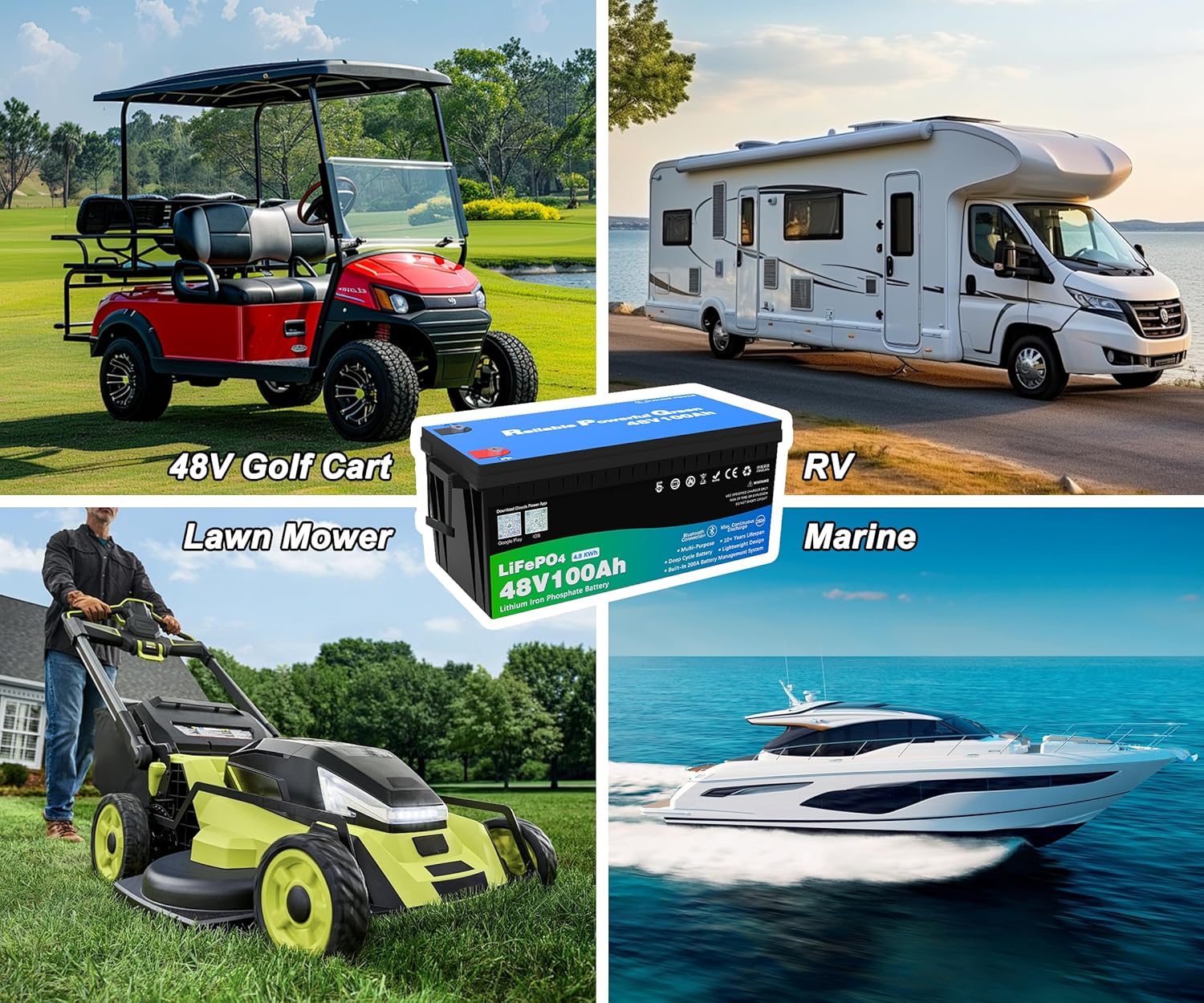 Batterie de chariot de golf au - Lithium Battery 100Ah avis et prix