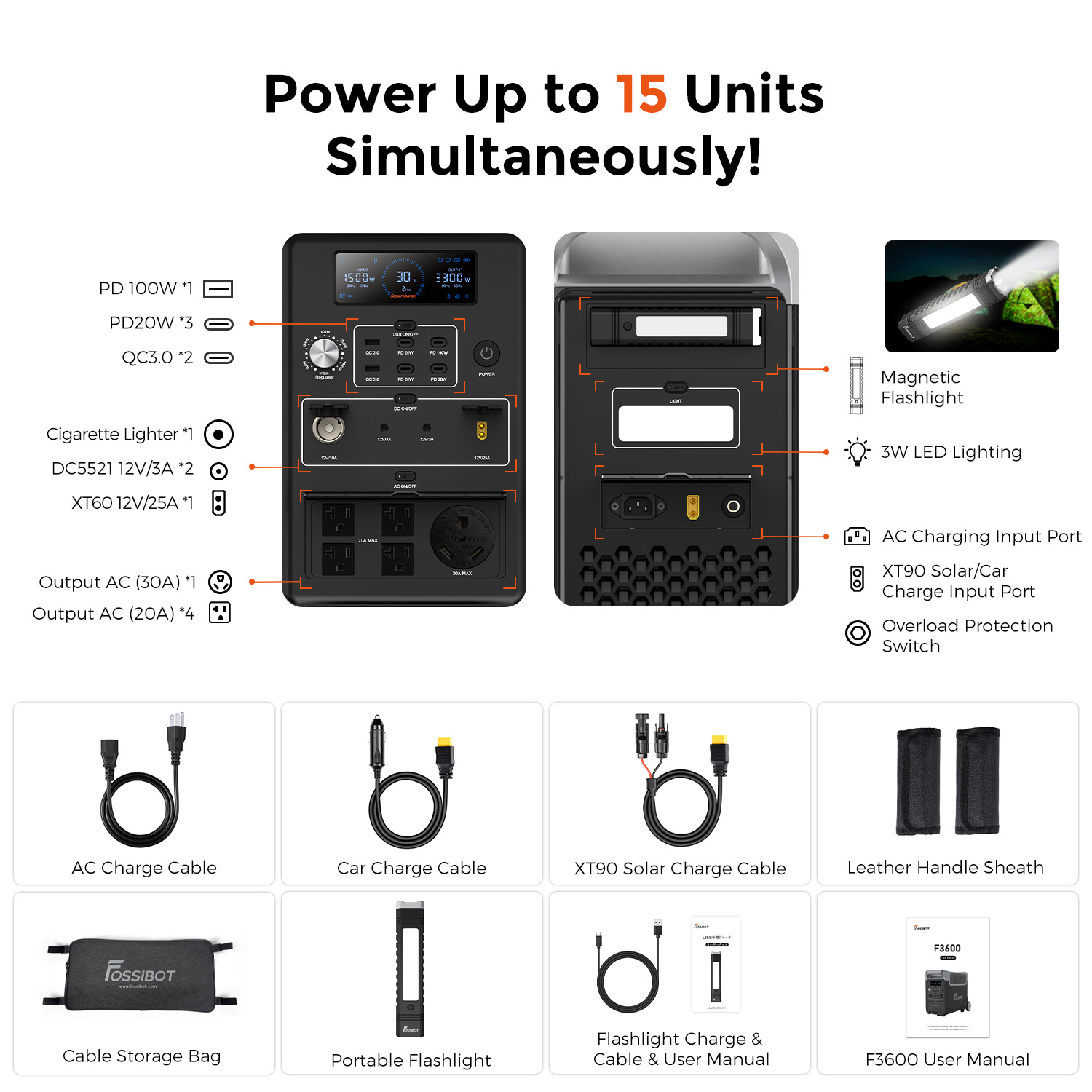 Générateur Fossibot F3600 Pro  - Portable Power Station avis et prix