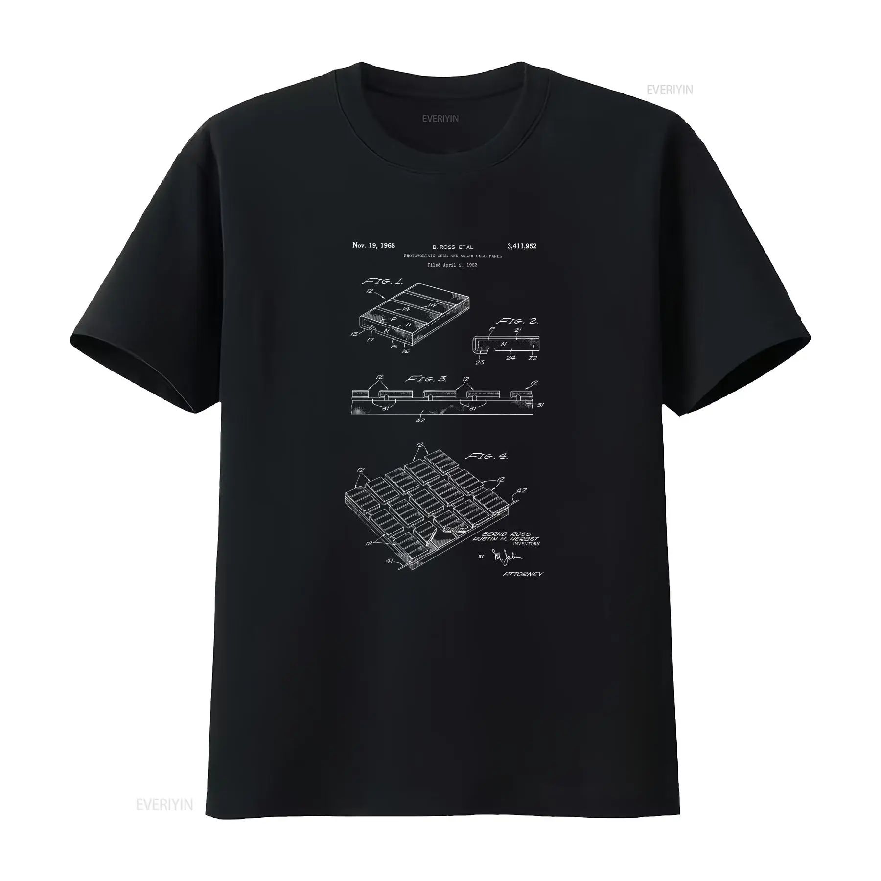 T-shirt à motif panneau solair - Renewable Energy Graphics avis et prix