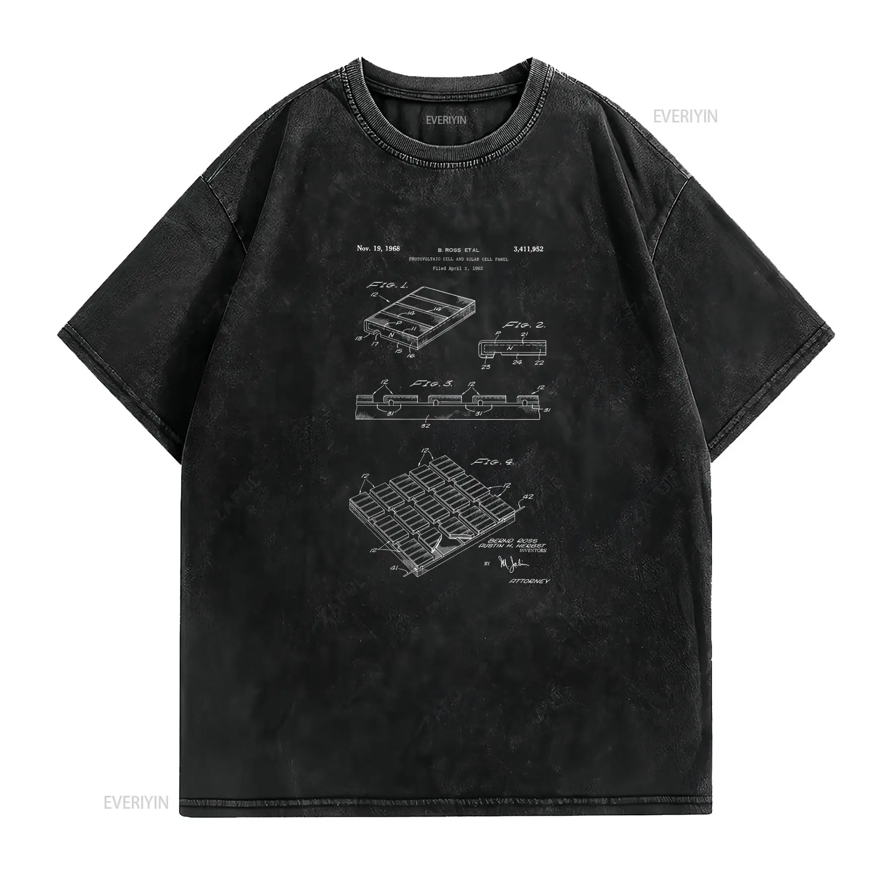 T-shirt à motif panneau solair - Renewable Energy Graphics avis et prix