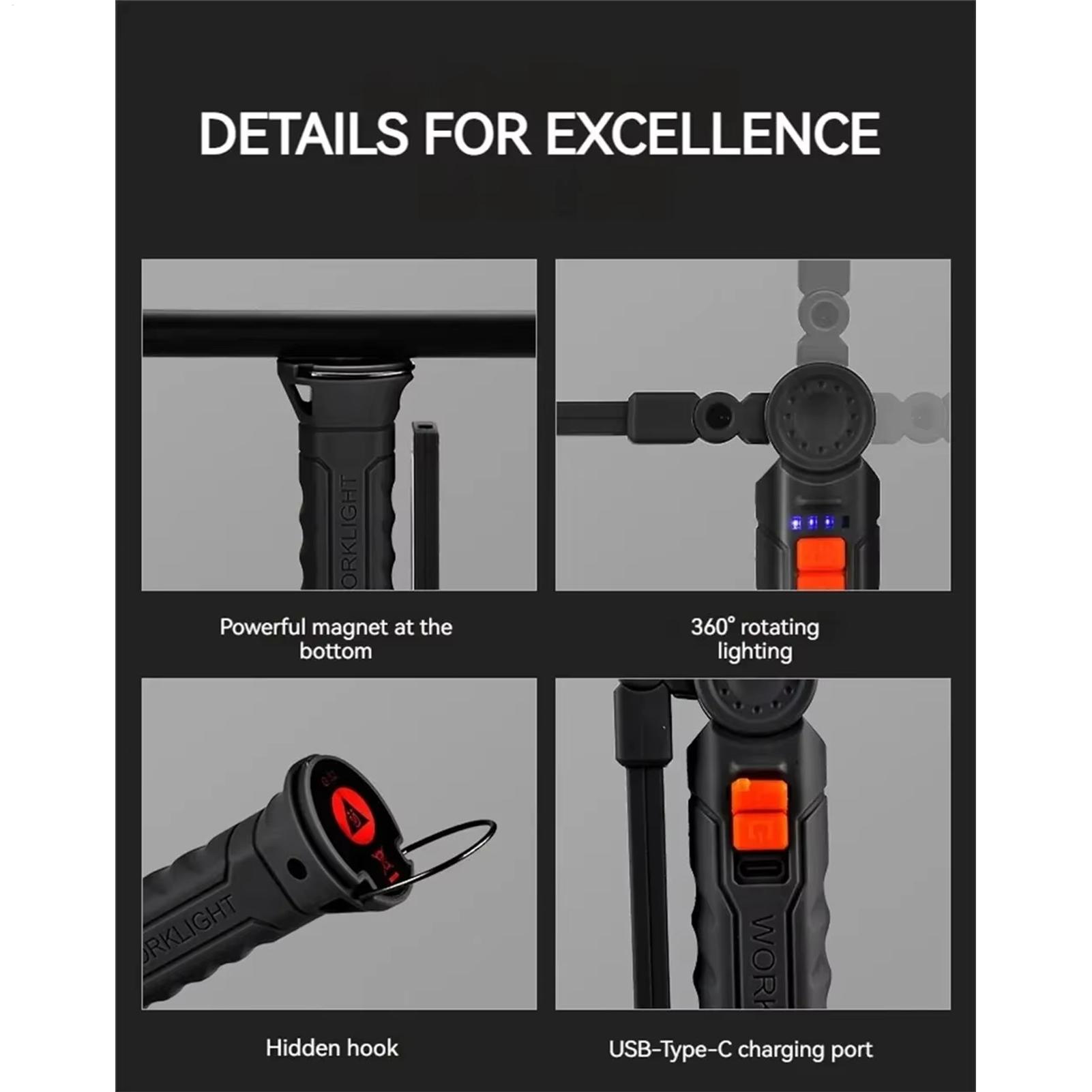 Lampe de travail LED COB porta - Renewable Energy Sources avis et prix