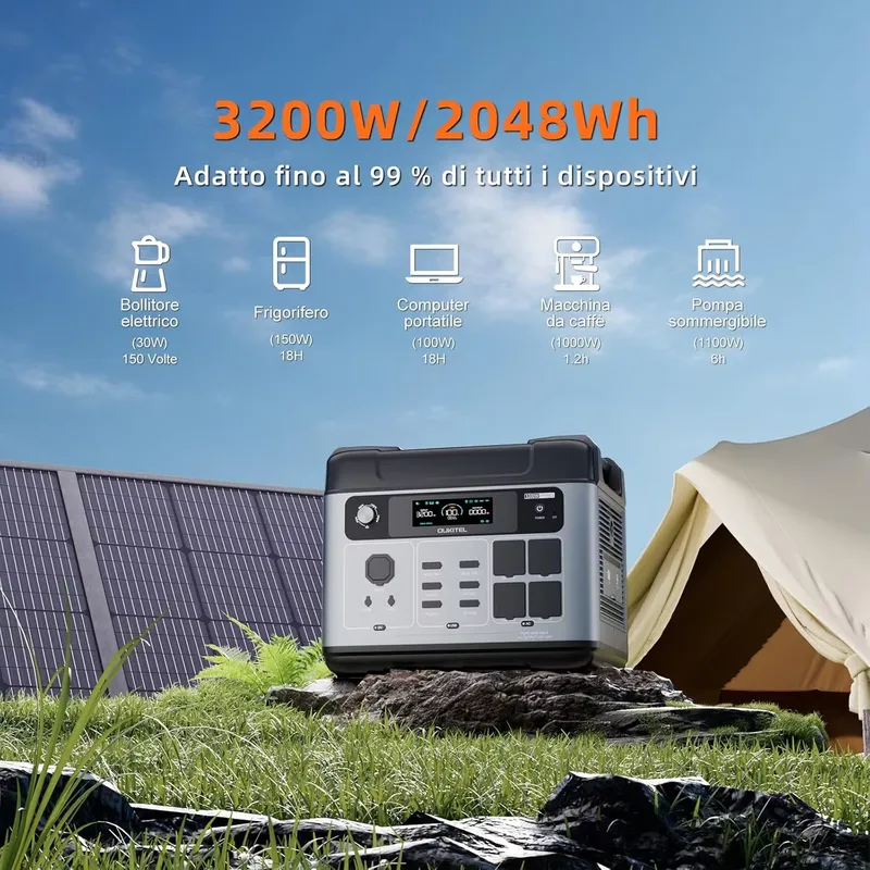 OUKITEL P2001 PLUS 2026 avec b - Portable Power Station avis et prix