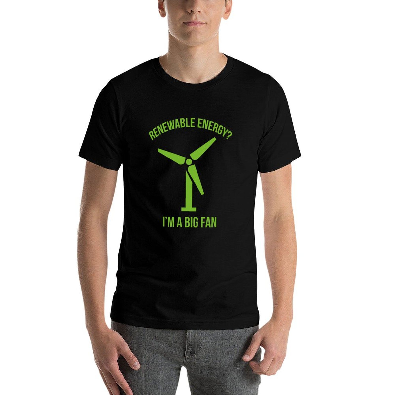 T-shirt à imprimé graphique ré - Renewable Energy Graphics avis et prix
